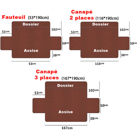 guide des tailles housses pour fauteuil relax électrique