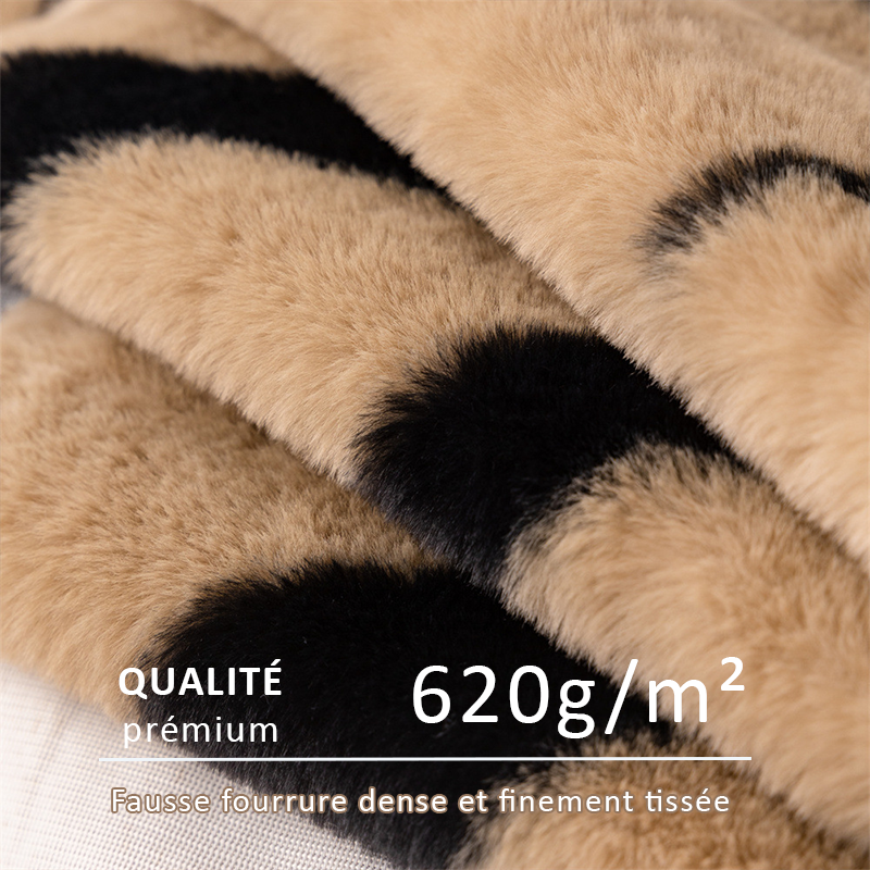 Tissu léopard qualité prémium Casaharmony